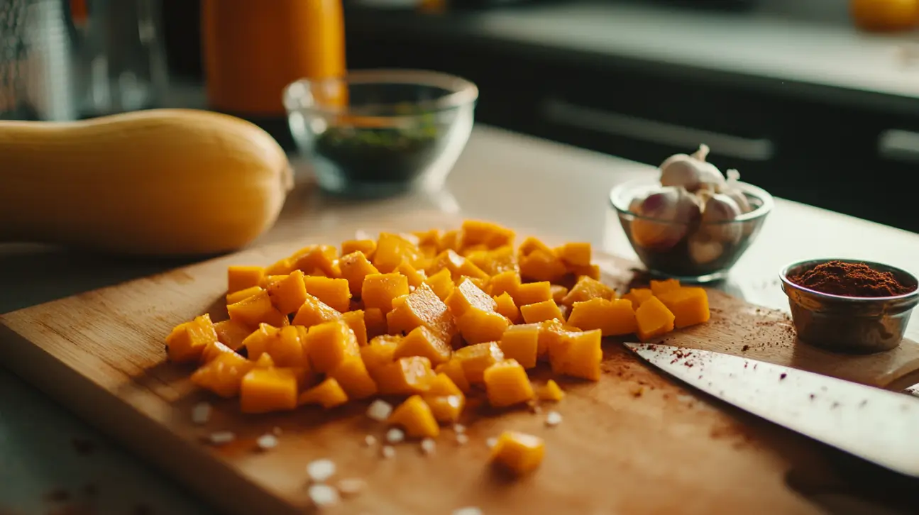 Ingredients For Butternut Squash And Kidney Beans Recipe