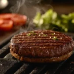 Lean Grass Fed Beef Burger With Toppings